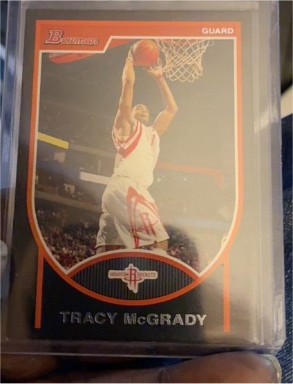 2007-08 Bowman #101 Tracy McGrady — front