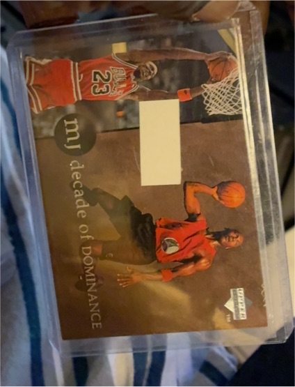 1994-95 Upper Deck Collector's Choice International #J5 Michael Jordan MJ Decade of Dominance — front