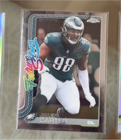 2025 Topps Chrome #FS-25 Jalen Carter Future Stars — front