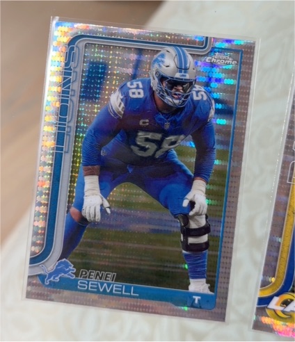 2025 Topps Chrome #99 Penei Sewell — front