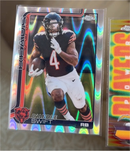 2025 Topps Chrome #53 D'Andre Swift — front