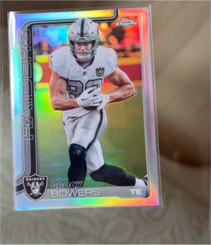 2025 Topps Chrome #178 Brock Bowers — front