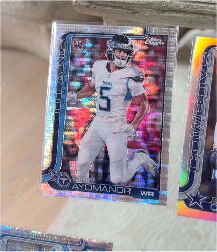 2025 Topps Chrome #336 Elic Ayomanor — front
