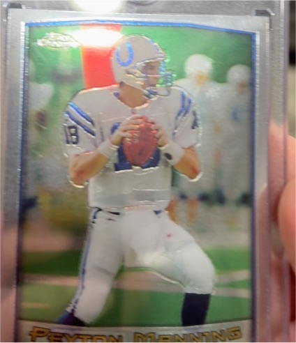 1999 Topps Chrome #120 Peyton Manning — front