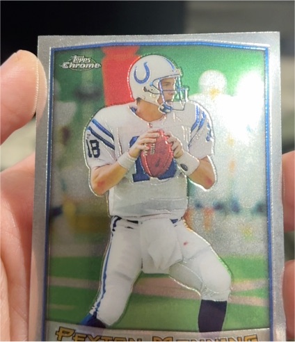 1999 Topps Chrome #120 Peyton Manning — front