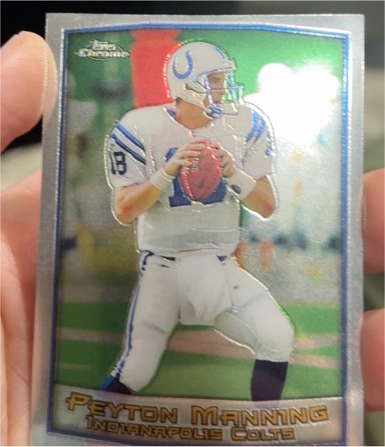 1999 Topps Chrome #120 Peyton Manning Indianapolis Colts — front
