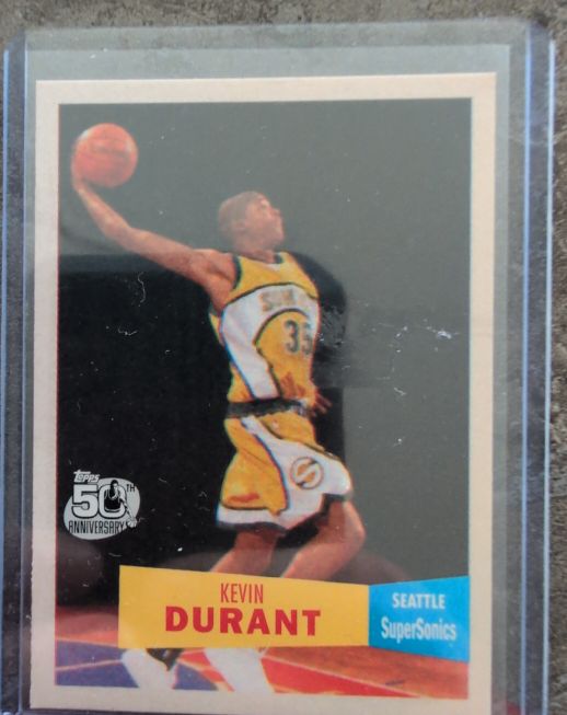 2007 Topps 50th Anniversary #112 Kevin Durant — front