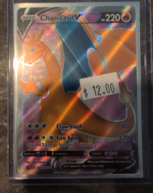 2020 Pokemon Champions Path #SWSH050 Charizard V — front