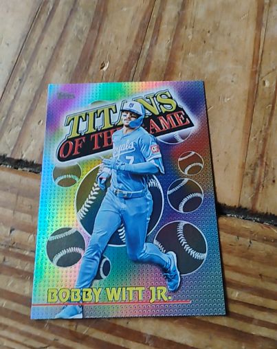 2026 Topps Series 1 Titans of the Game #TOG-16 Bobby Witt Jr — front