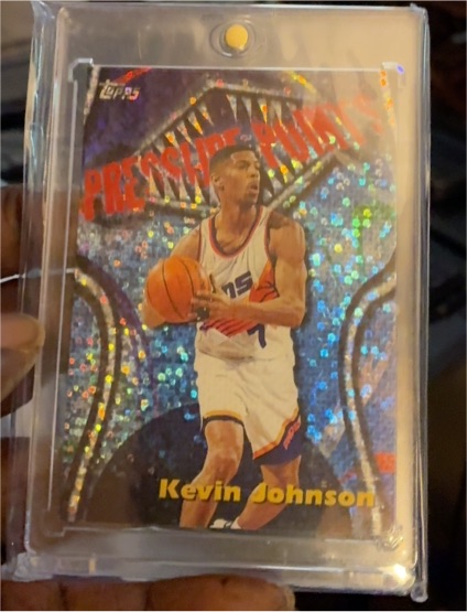 1997-98 Topps Chrome Season's Best Pressure Points #2 Kevin Johnson — front
