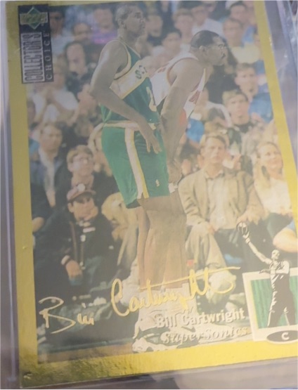 1994 Upper Deck Collector's Choice #242 Bill Cartwright Seattle Supersonics — front