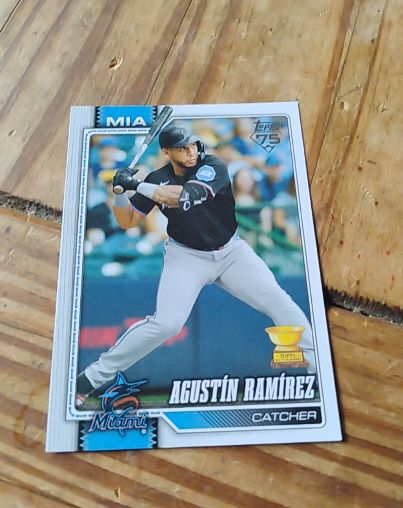2026 Topps Series 1 #287 Agustin Ramirez — front