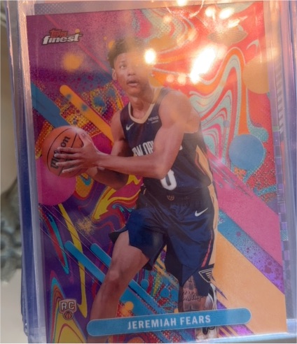 2026 Topps Finest #7 Jeremiah Fears — front