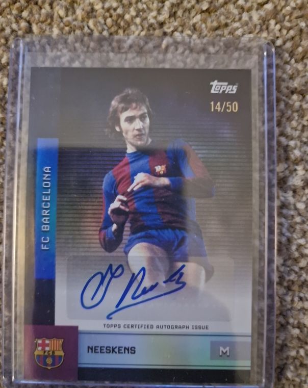 2025 Topps FC Barcelona #14/50 Neeskens — front