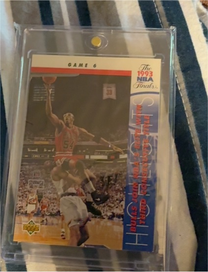 1993 Upper Deck The 1993 NBA Finals Game 6 #203 B.J. Armstrong — front