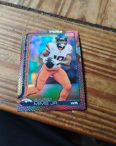 2025 Topps Chrome #87 Marvin Mims Jr. — front