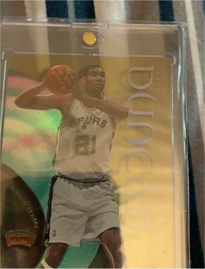 1998-99 Skybox E-X Century #7 Tim Duncan — front