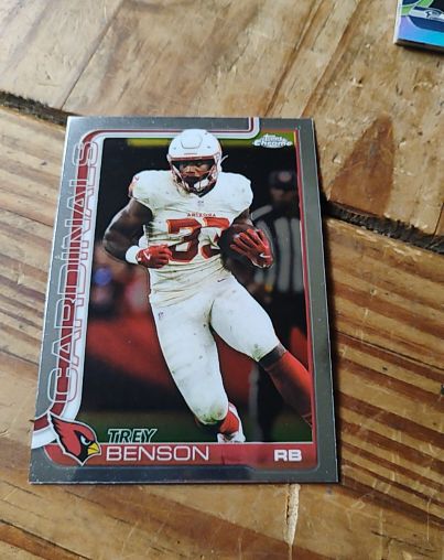 2025 Topps Chrome #7 Trey Benson — front
