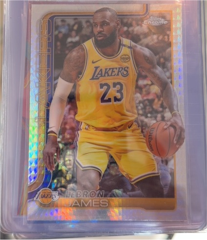 2025-26 Topps Chrome #127 LeBron James — front