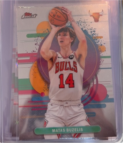 2025-26 Topps Finest #36 Matas Buzelis — front
