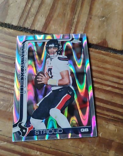 2025 Topps Chrome #119 CJ Stroud — front
