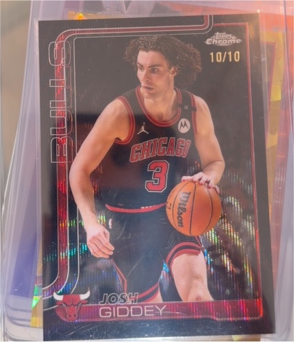 2025-26 Topps Chrome #10 Josh Giddey — front