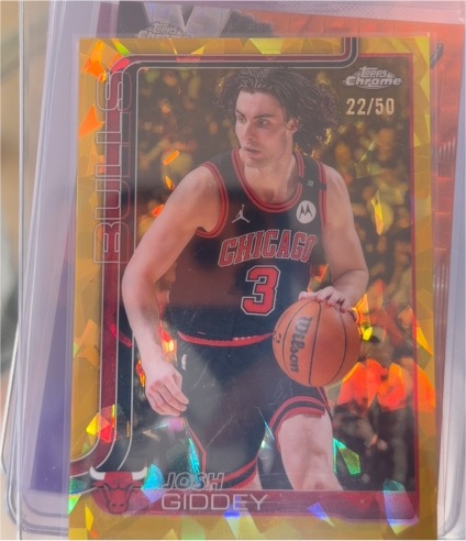 2025-26 Topps Chrome #48 Josh Giddey — front