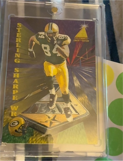 1995 Pinnacle Zenith Z-Team #ZT11 Sterling Sharpe — front