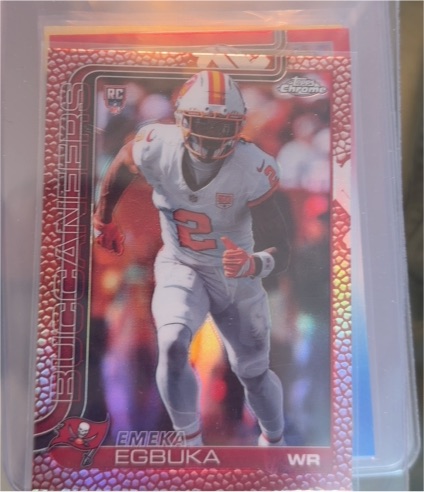 2025 Topps Chrome #312 Emeka Egbuka — front