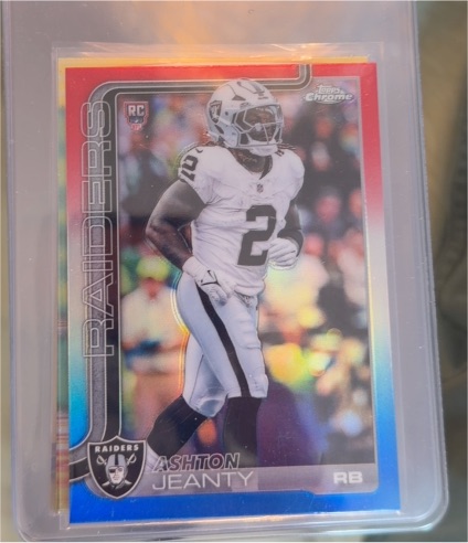 2025 Topps Chrome #322 Ashton Jeanty — front