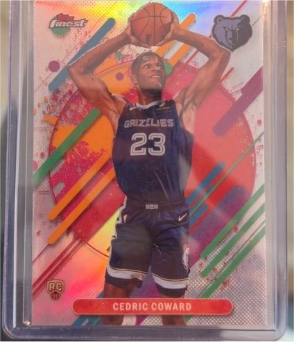 2025-26 Topps Finest #11 Cedric Coward — front