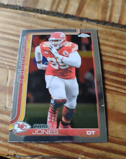 2025 Topps Chrome #153 Chris Jones — front