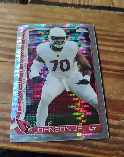 2025 Topps Chrome #3 Paris Johnson Jr — front