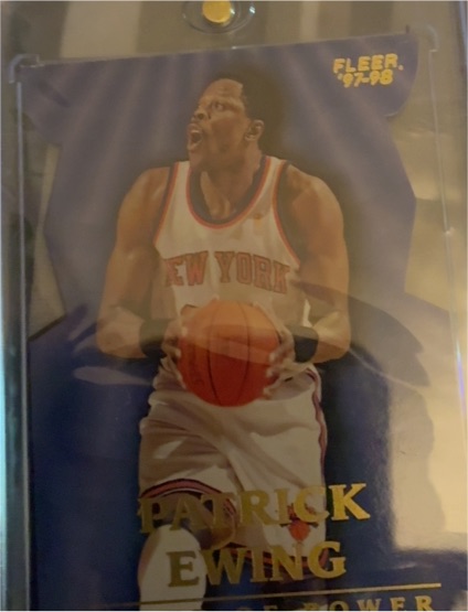 1997-98 Fleer Tower of Power #3TP Patrick Ewing — front