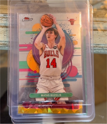 2025-26 Topps Finest #184 Matas Buzelis — front