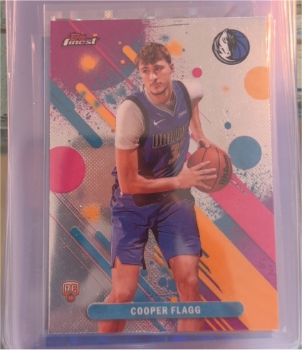 2026 Topps Finest #1 Cooper Flagg — front