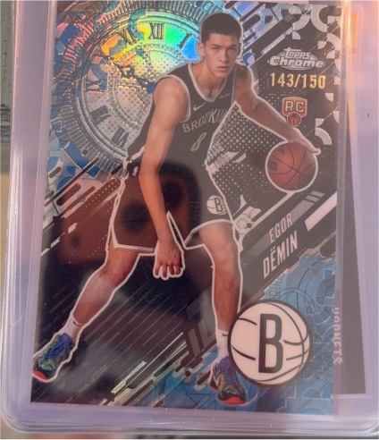 2025-26 Topps Chrome #GT-22 Egor Demin — front