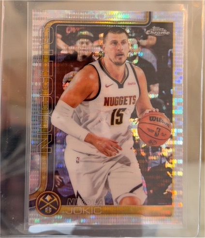 2025-26 Topps Chrome #25 Nikola Jokic — front
