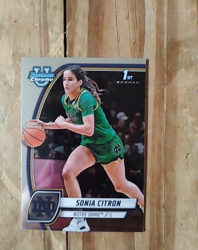 2024-25 Bowman Chrome University #64 Sonia Citron — front