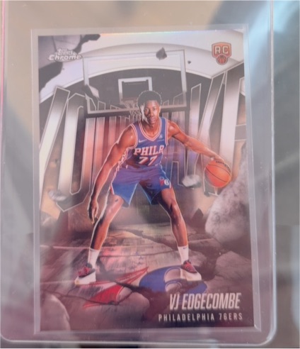 2025-26 Topps Chrome #YQ-3 VJ Edgecombe Youthquake Rookie — front