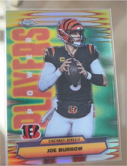 2025 Topps Chrome Power Players #PP-5 Joe Burrow — front