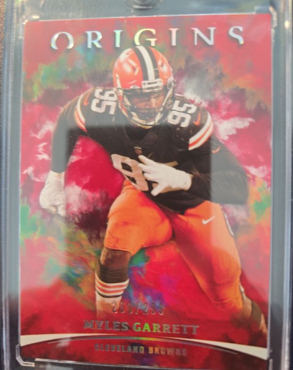 2021 Panini Origins #25 Myles Garrett Cleveland Browns — front