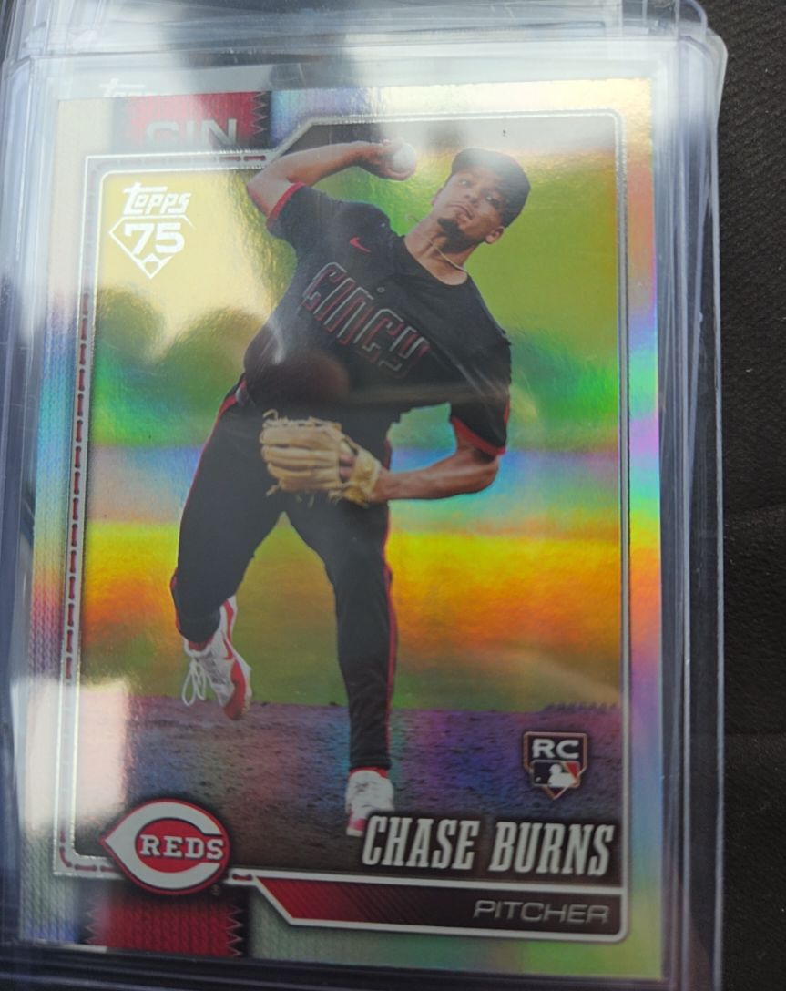 2026 Topps Series 1 #312 Chase Burns — front
