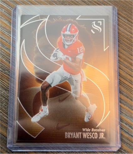 2025 Panini Silhouette #3 Bryant Wesco Jr. — front