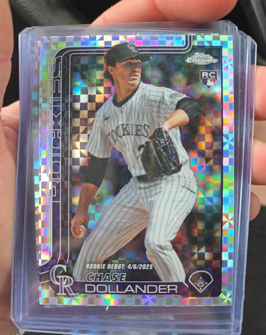 2025 Topps Chrome Update #USC175 Chase Dollander — front