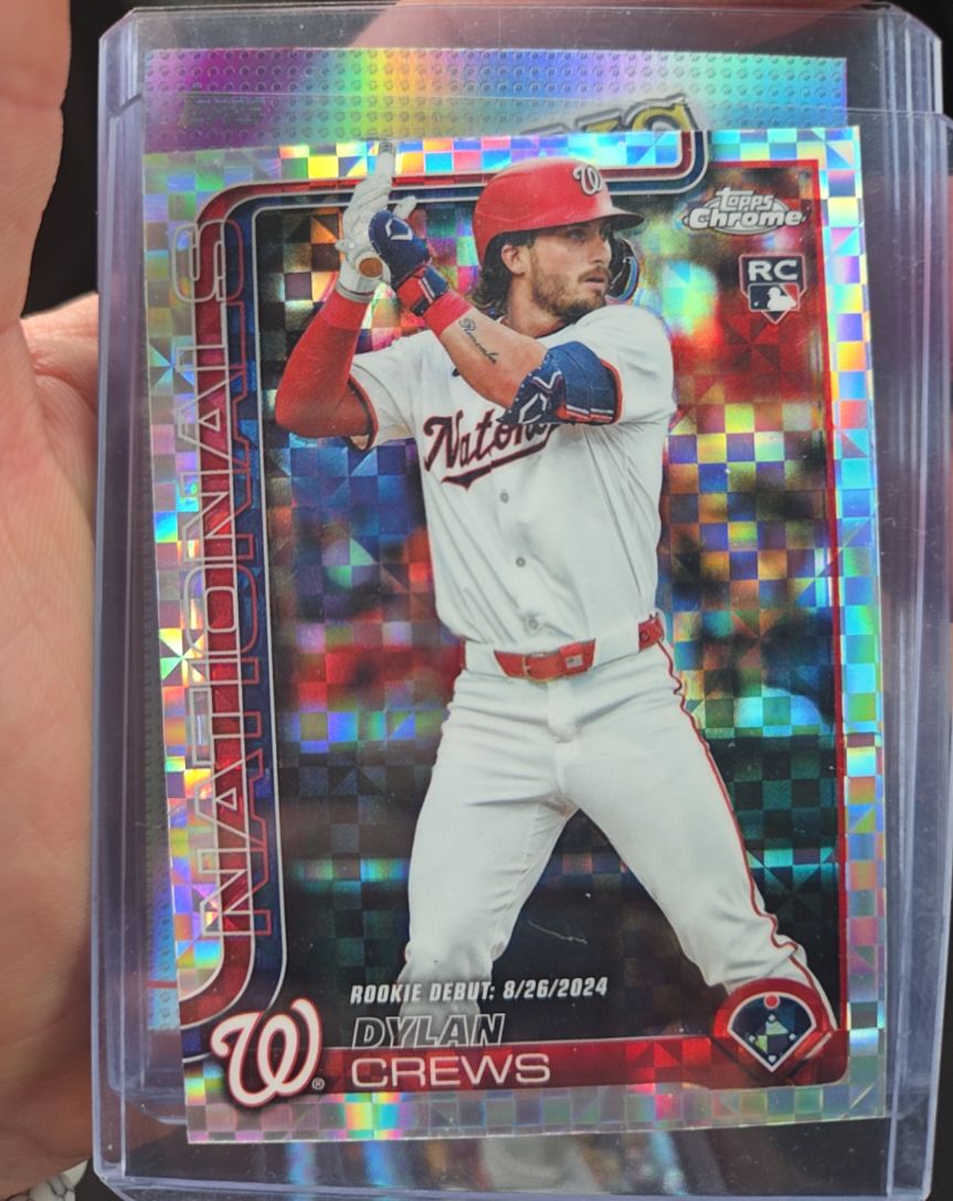 2025 Topps Chrome Update #USC190 Dylan Crews — front