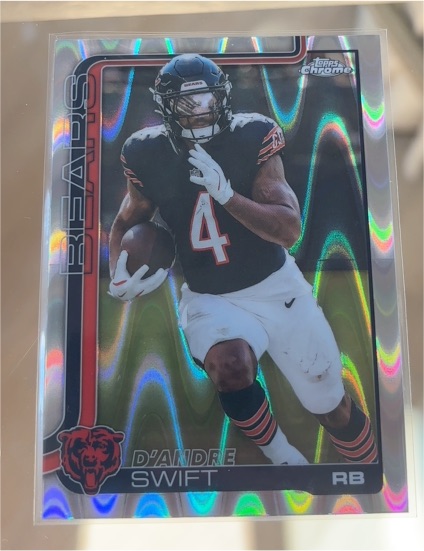 2025 Topps Chrome #53 D'Andre Swift — front