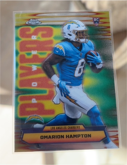 2025 Topps Chrome #PP-17 Omarion Hampton — front