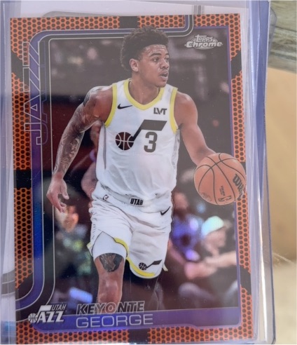 2025-26 Topps Chrome #235 Keyonte George — front