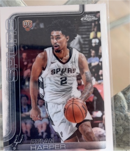 2025-26 Topps Chrome #252 Dylan Harper — front